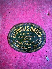 PLACCA ANTICA STEMMA LAMIERA