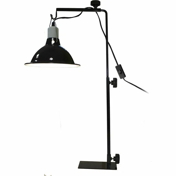 Komodo Heat Lamp Light Stand Single or Double Reflector Dome Light Stand