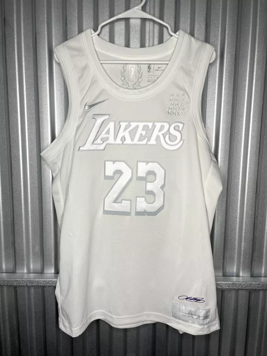 LeBron James Los Angeles Lakers Nike MVP Swingman Jersey - Black