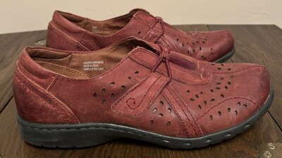 Cobb Hill by New Balance  Women's Size 8M Red Leather Slip On Comfort Loafers