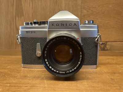 Near Mint* Konica FP SLR Film Camera Hexanon 52mm F/1.8 Standard