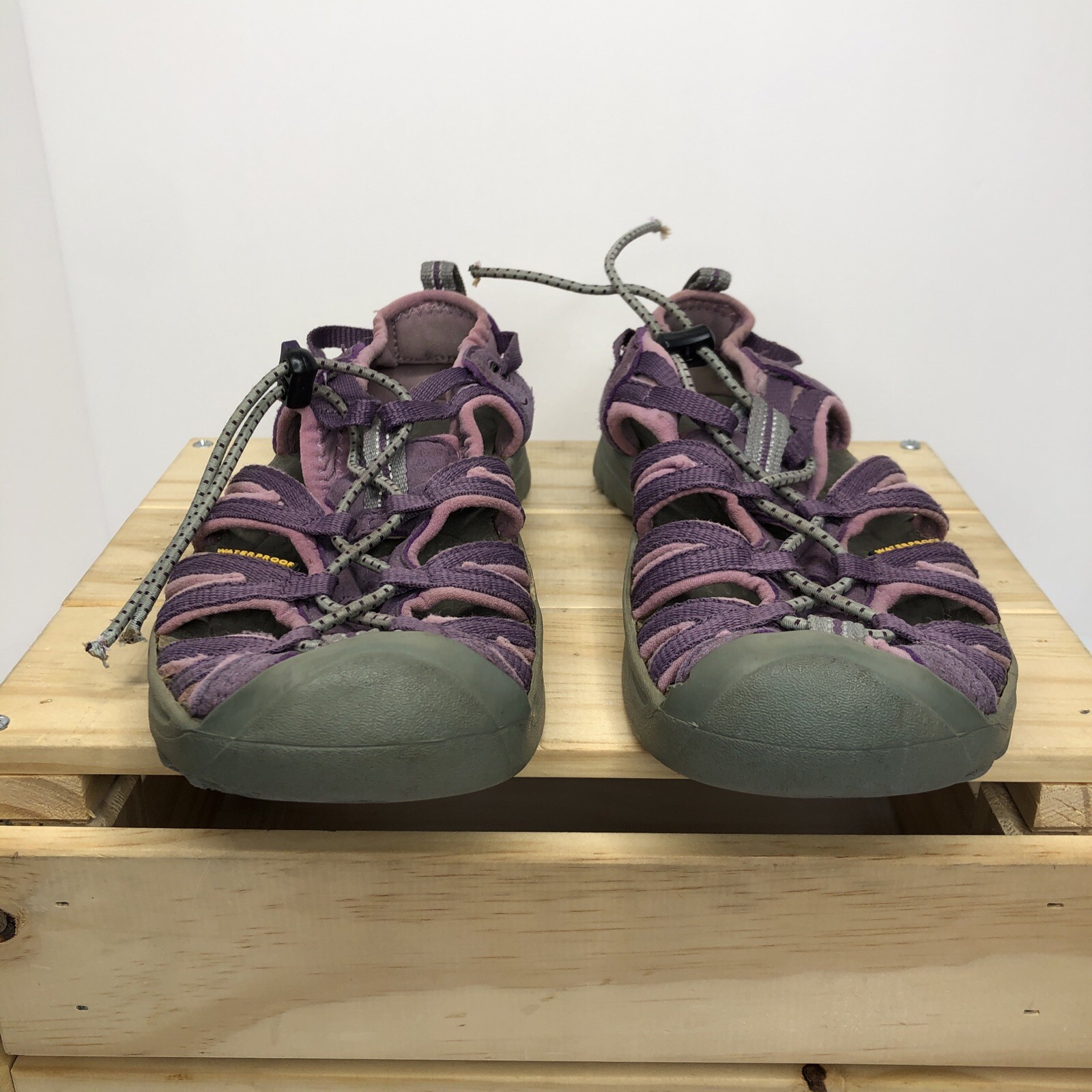 Keen donna taglia 7 scarpe impermeabili da trekking trail lago viola vedi foto