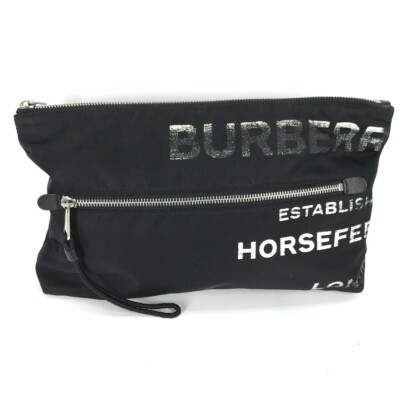 BURBERRY 8014756 Horse ferry HORSEFERRY bag pouch Clutch