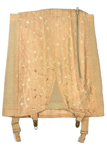 ✨NOS! Vintage 1930s Deadstock Corset Skirt Girdle Floral Ladies Lingerie Sz 6-8✨