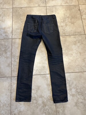 Rick Owens Drkshdw Raw Indigo Wax Denim Torrance Cut Size 30 Rick Owens Drkshdw Raw Indigo Wax Denim Torrance Cut Size 30