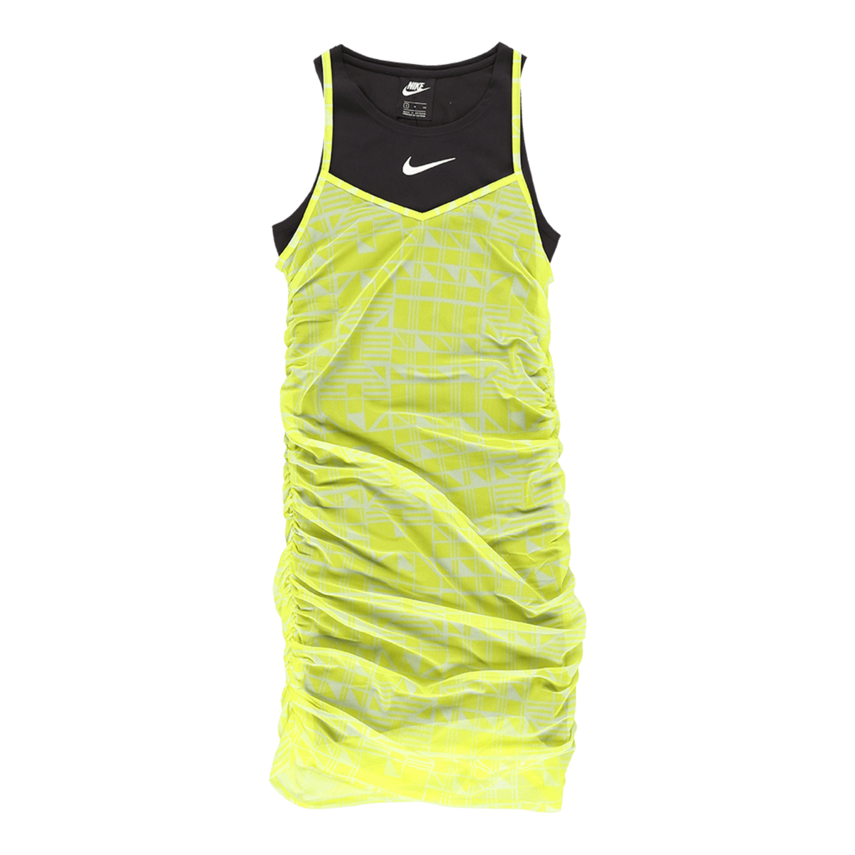nike dress yellow and black