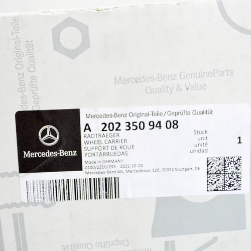 NUOVO MERCEDES-BENZ SLK R170 PORTARUOTA POSTERIORE SINISTRO A2023509408 ORIGINALE - Foto 8 di 11