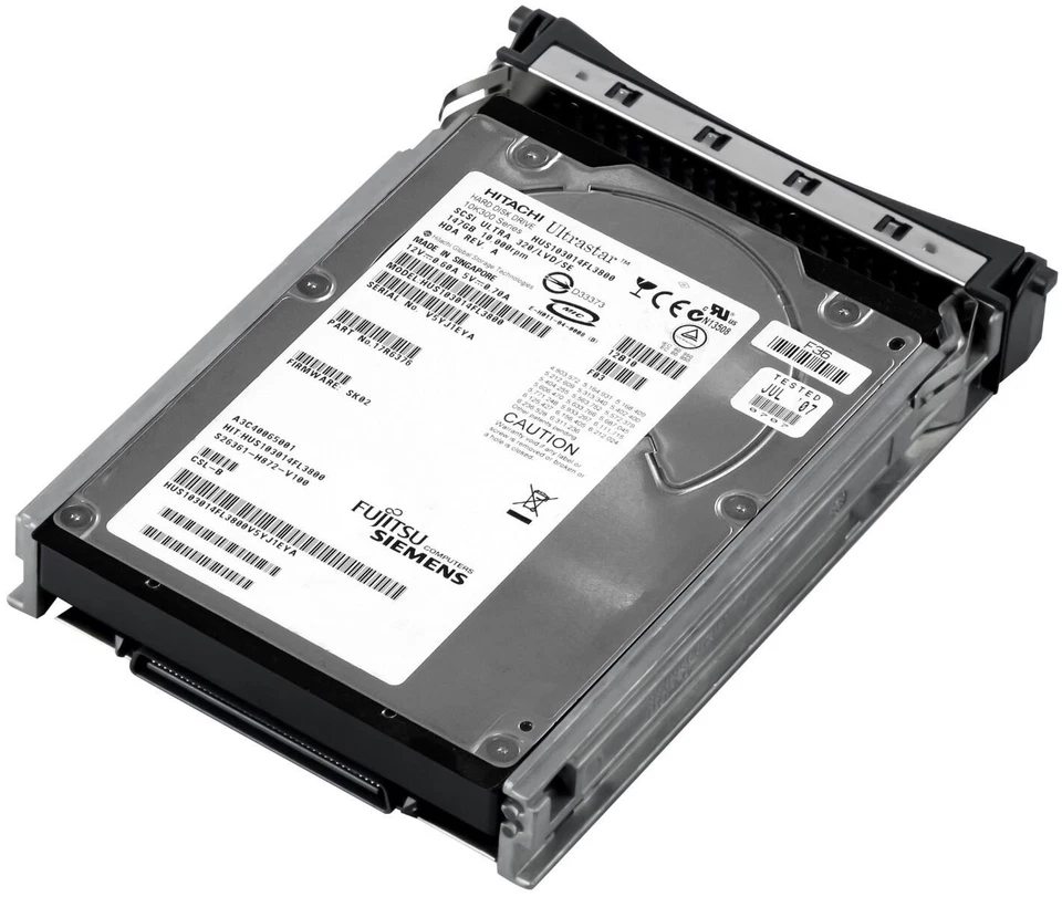 Hard Drive Fujitsu A3C40065001 HUS103014FL3800 147GB 10K 8MB SCSI U320 3.5 " - Image 2 of 3