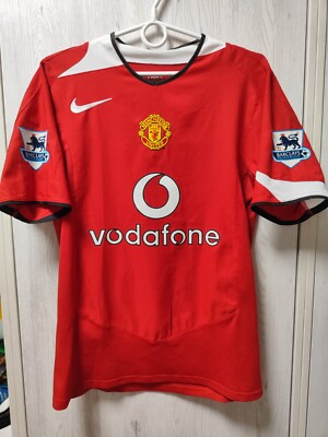 Size S Manchester united 2004-2006 home football shirt jersey v