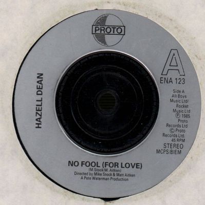 Hazell Dean(7'' Vinyl)No Fool-Proto-ENA 123-UK-1985-VG/Ex
