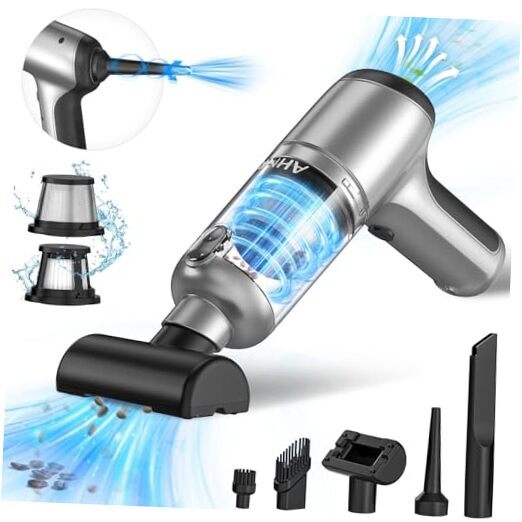 Handheld Car Vacuum Cleaner Cordless with Brushless Motor, 20000PA High Power