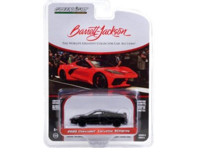 CHEVROLET Corvette Stingray - 2020 - black - Greenlight 1:64