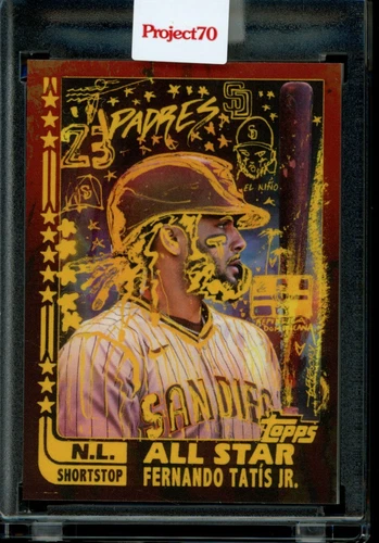 2021 Topps Project 70 Card #645 Fernando Tatis Jr. 1982 by Gregory Siff