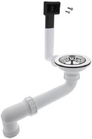 Blanco 236268 Ablaufgarnitur 1X3,5'' ÜBerlauf Eckig Inbus/Kreuz