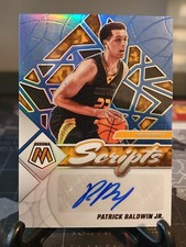 2022 Chronicles Mosaic Patrick Baldwin Jr Rookie Scripts RC Auto Blue /49 #MSPBA