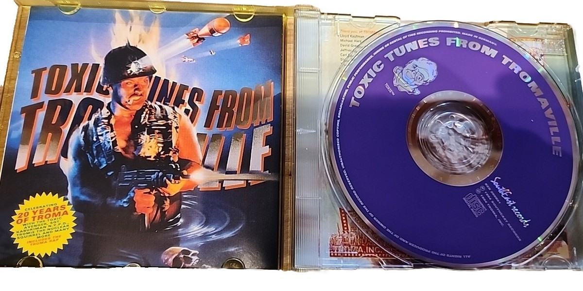 洋楽 Toxic Tunes from Troma Toxic Tunes From Tromaville CD 20 Years Of Troma South East
