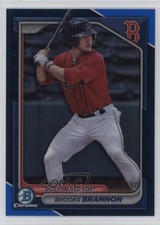 2024 Bowman Chrome Prospects Blue Refractor /150 Brooks Brannon #BCP-95 1t8i