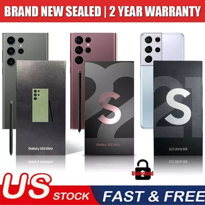NEW SEALED Samsung Galaxy S22 Ultra 5G Factory Unlocked 128GB+8GB