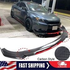 Front Bumper Lip Splitter Carbon Style Red Add-on Body Kit For Scion Tc Tuning Front Bumper Lip Splitter Carbon Style Red Add-on Body Kit For Scion Tc Tuning