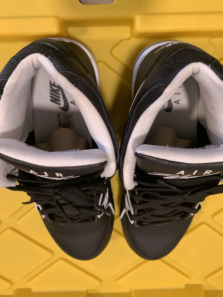 Nike Air Flight 89 Black White Men’s Size 10 CU4833-015 Lightly Worn - Image 3 of 4