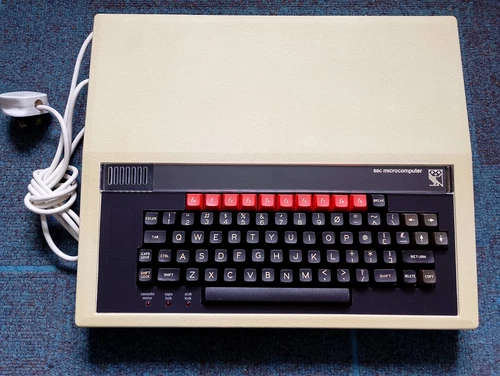 Acorn BBC Micro Computer Model B - Acorn DFS, MMC Drive and Fully Recapped PSU