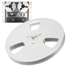 1/4 5 Inch Empty Tape Reel Aluminum Alloy 3 Hole Opening Machine Part Recording
