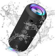 24W Portable Bluetooth Speaker with Dual TWS Pairing  Deep Bass for Parties