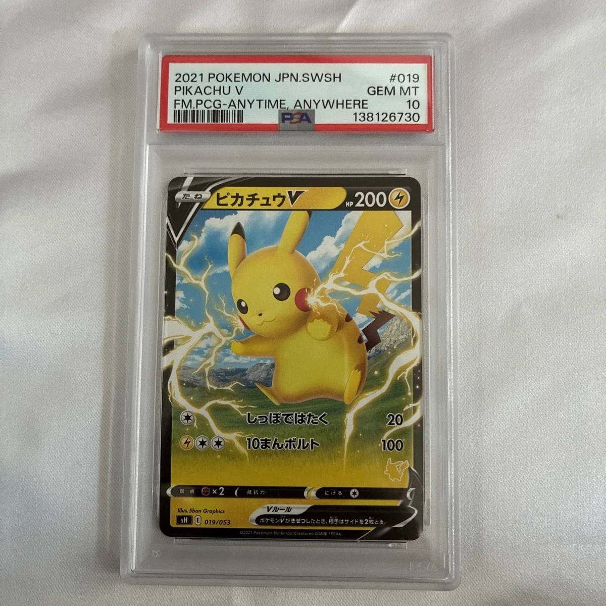 Pikachu V 019/053 Sh: Sword & Shield Family Pokemon Card Game for