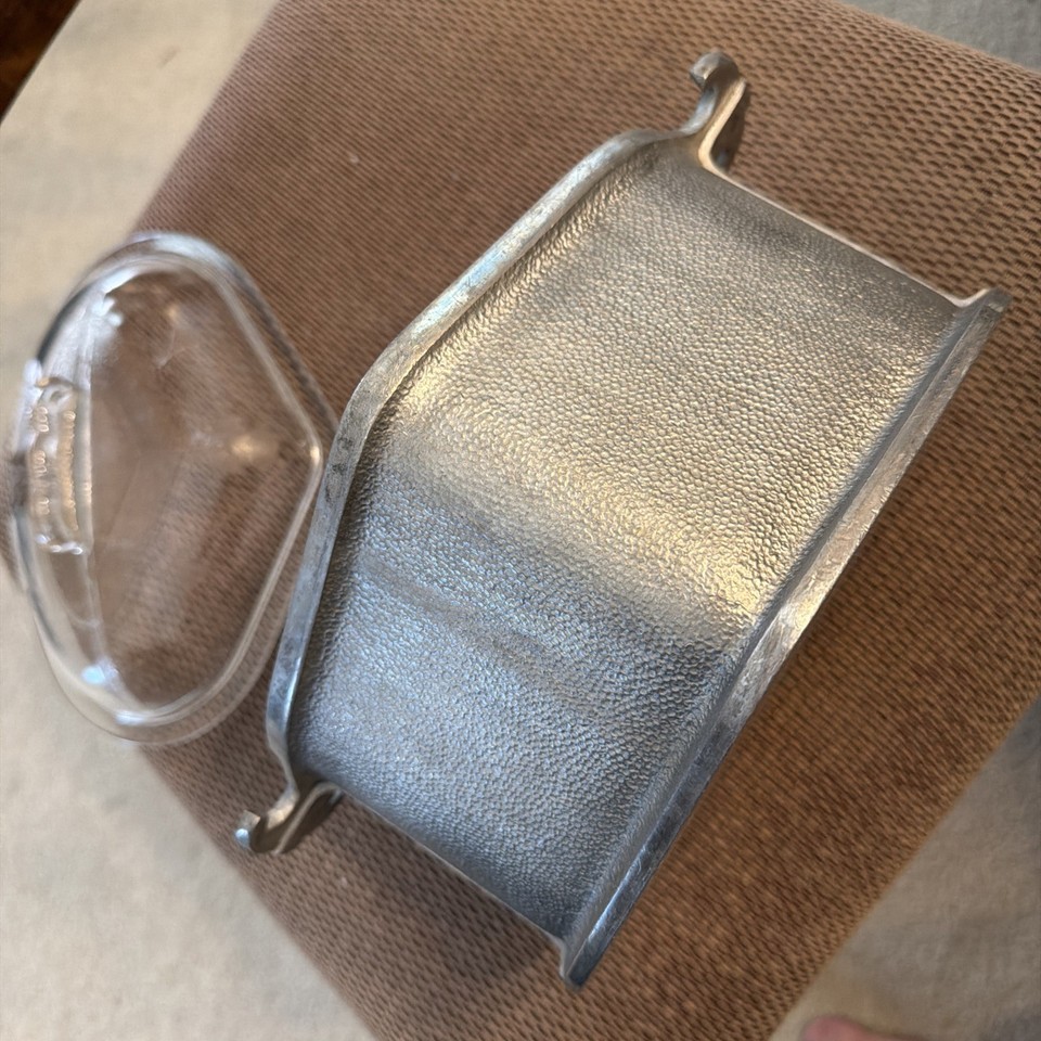 Vintage Guardian Service Triangle Casserole Cast Aluminum Glass Lid ...