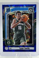 Tyler Smith 2024-25 Panini Donruss Optic - Preview Blue Ice Rookie Card# P-212. rookie card picture
