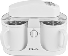 Ice Cream Maker Machine for Home Use, with Two Ice Cream Bowls,Simple Operation
