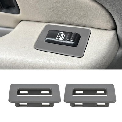 2PCS Rear Power Window Switch for Silverado for Escalade 2000-2002（2PCS Gray)