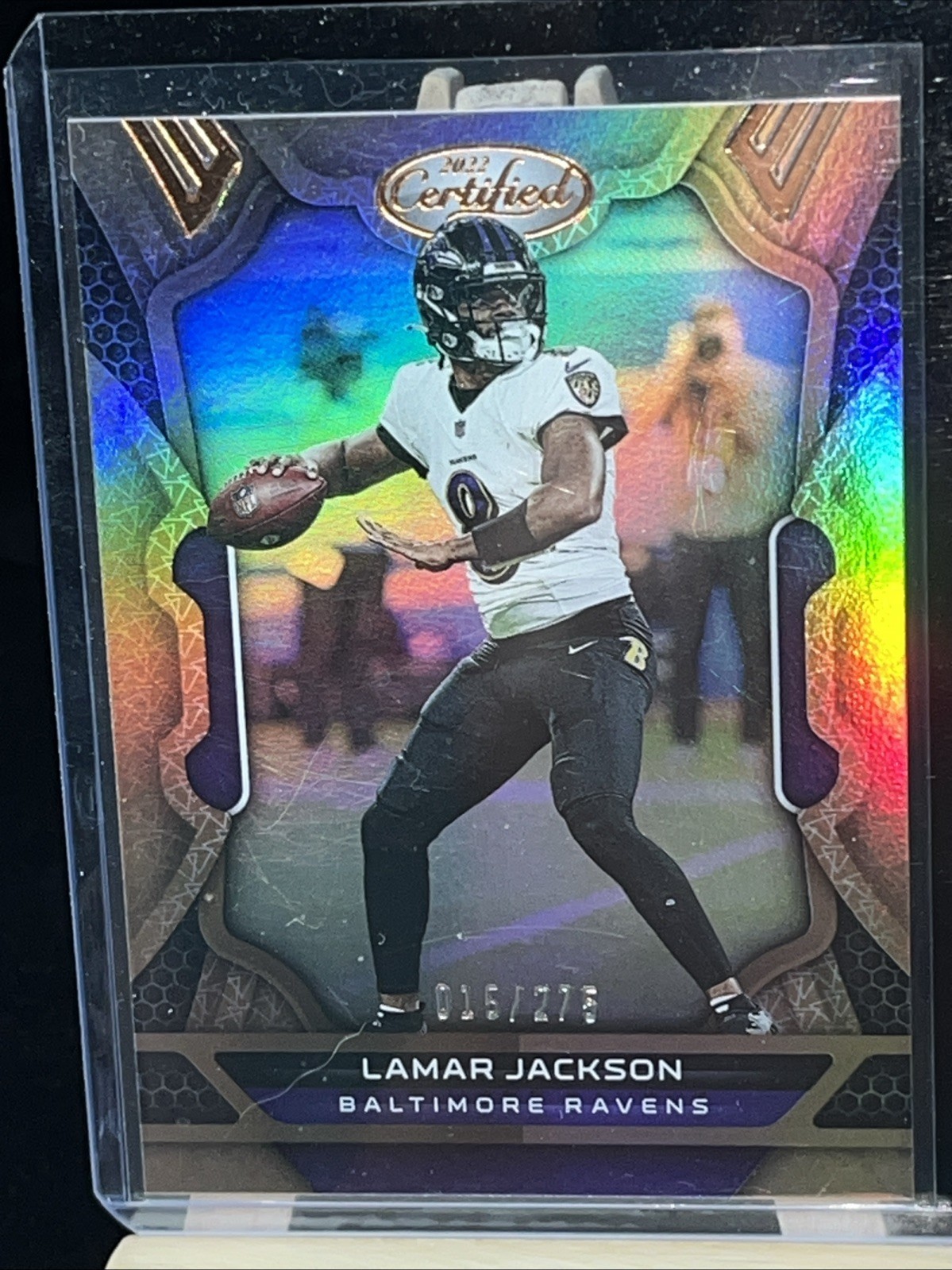 2022 Panini Certified - Lamar Jackson #6 Mirror Bronze /275