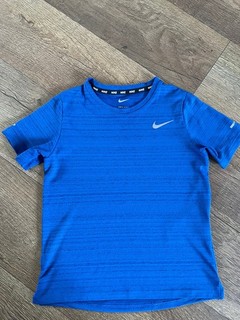 Nike Dri Fit Miler Boys' T Shirt Blue 9 10