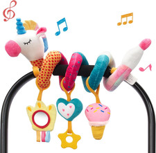 Giocattolo a Spirale Passeggino Neonati 0 3 6 Mesi, Regalo Neonata Femmina Gioch