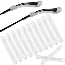 10 Pairs Silicone Eyeglass Leg Covers Pieces Anti Eyewear Tips