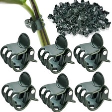 Orchidee Stiel Clips, Pflanze Clips, 10-100X Pflanze Unterstützung Clips Garten