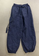 Urban Outfitters Parachute Cargo Pants Women  s Size Small Purple Baggy Joggers