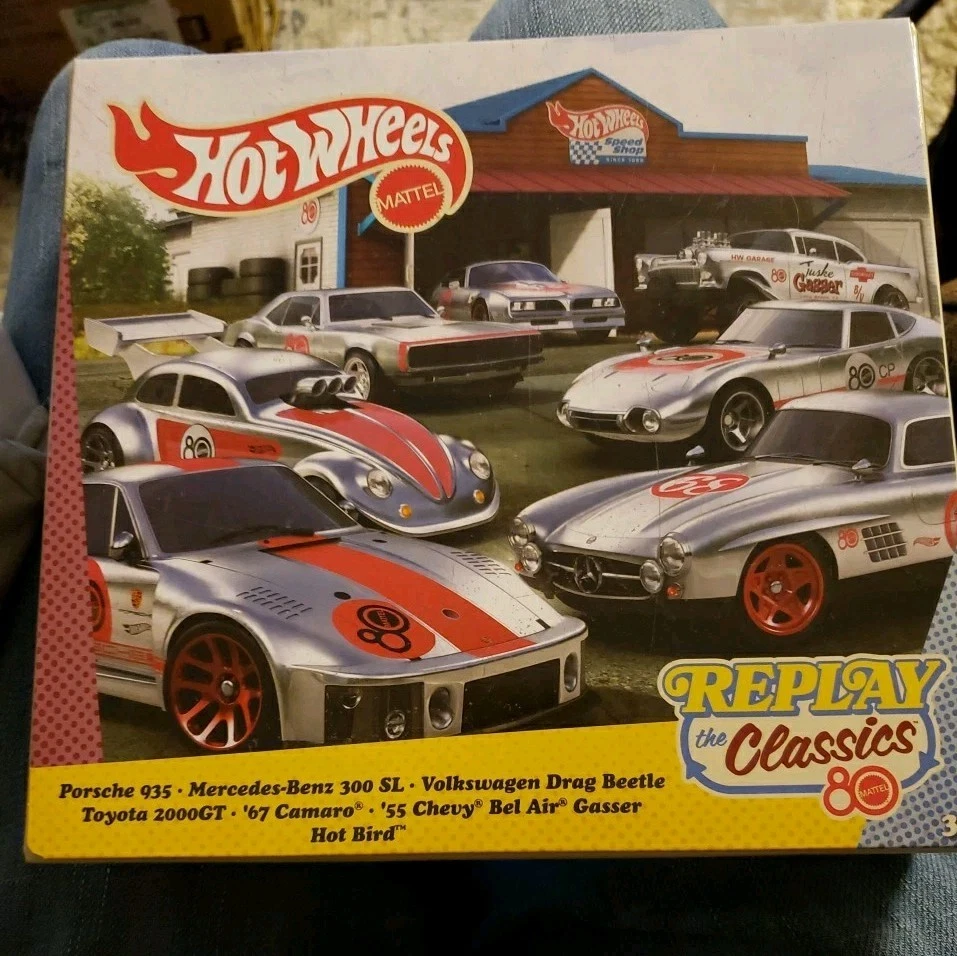 Hot Wheels "Replay The Classics" Mattel 80th 2025 paquete de 7 Foto 4 de 4
