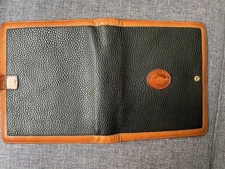 Vtg Dooney & Bourke Organizer Notebook Planner Calendar Leather Cover 9.5" X 7"