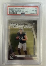 2024 Panini Donruss Optic - Rookie Primary Colors Brock Bowers #8 (RC) PSA 10 💎