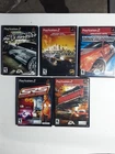 PS2 Need for Speed Racing Lot 5 Games CIB Most Wanted Underground Burnout SRS