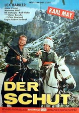 Karl May DER SCHUT Originalplakat EA von 1964 Lex Barker