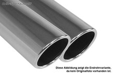 Fox Komplettanlage ab Kat Audi Q3 TDI 2x90mm rund eingerollt gerade