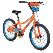 Schwinn Aerostar BMX Style Kids Bike 20" Wheels for Boys Girls Age 7-13 Orange