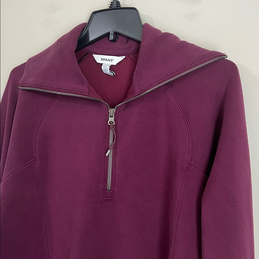 SPANX AirEssentials Half Zip Pullover Sweatshirt … - image 2