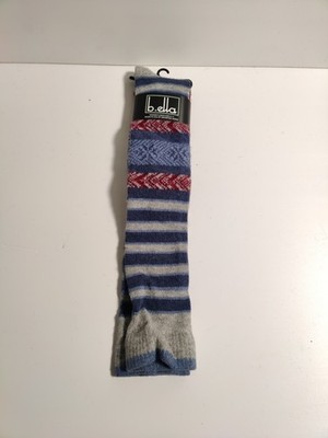 b.ella - Woman's tall socks - blue - Cashmere blend - Made in USA **O23**