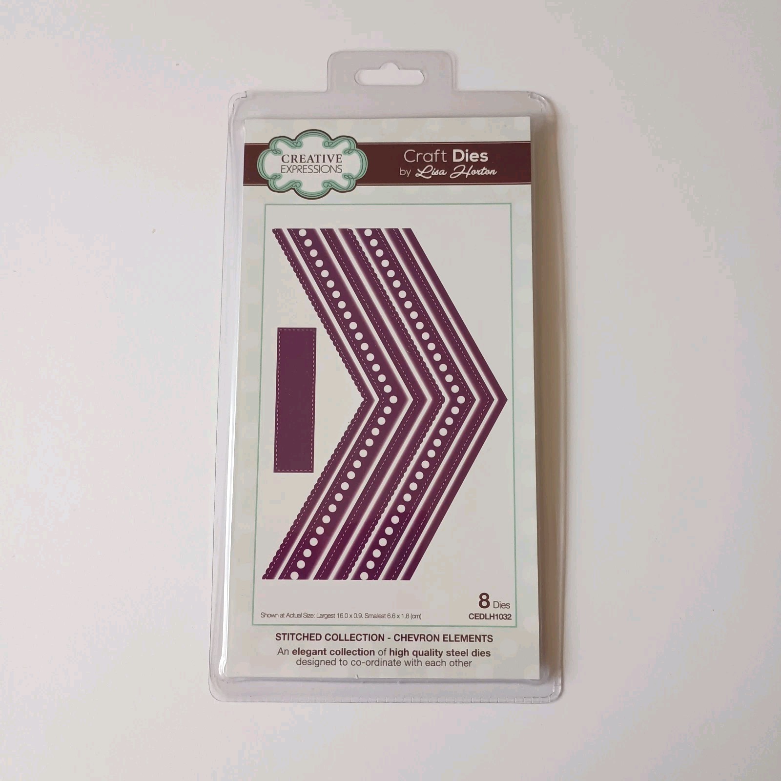 Creative Expressions Dies Stitched Collection Chevron Elements Lisa Horton  Rare