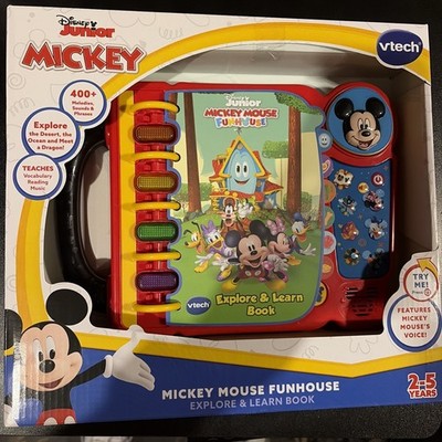 VTech Disney Junior Mickey Mouse Funhouse Explore & Learn Book Baby and Toddler