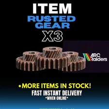 🎮 ARC RAIDERS - 3x Rusted Gear - ALL PLATFORMS